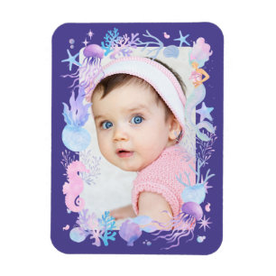 Magnet Flexible Photo Personnalisée Petite Fille Petite Sirène Pur