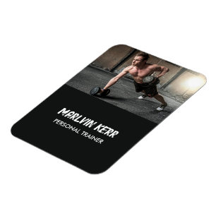 Magnet Flexible Photo personnalisée salle de sport gris d'affaires