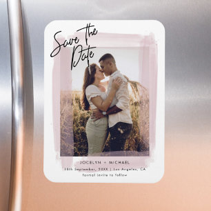 Magnet Flexible Photo rustique Enregistrer le Mariage de date