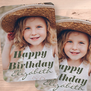 Magnet Flexible Photo simple moderne Accueil d'anniversaire