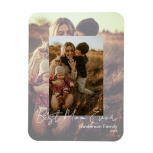 Magnet Flexible Photo unique sur photo Meilleure maman qui soit