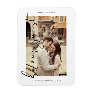 Magnet Flexible Photo White tendance Soyez notre invité minimalist
