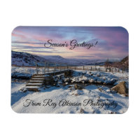 Photographie de Noël d'hiver pittoresque