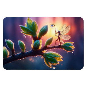 Magnet Flexible Photographie macro fantastique d'un minuscule spri