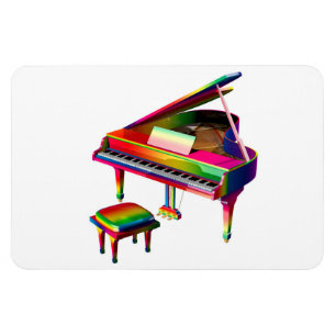 Magnet Flexible Piano de couleur arc-en-ciel