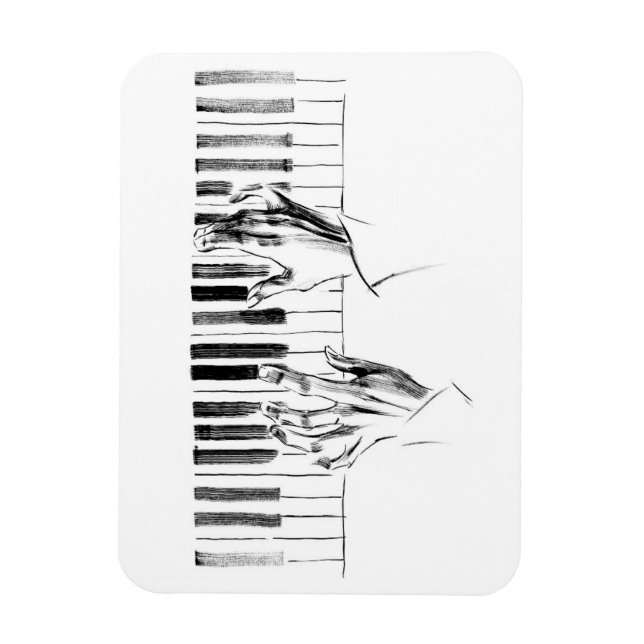 Magnet Flexible Piano music (Vertical)