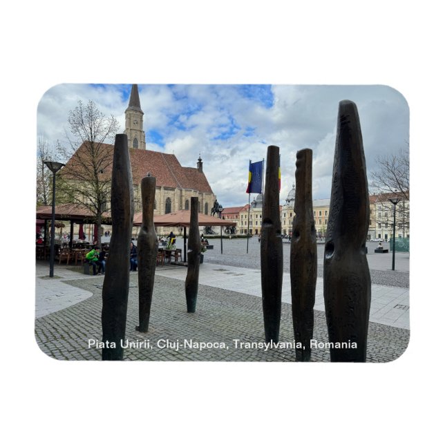 Magnet Flexible Piata Unirii, Cluj-Napoca, Roumanie, sur une (Horizontal)
