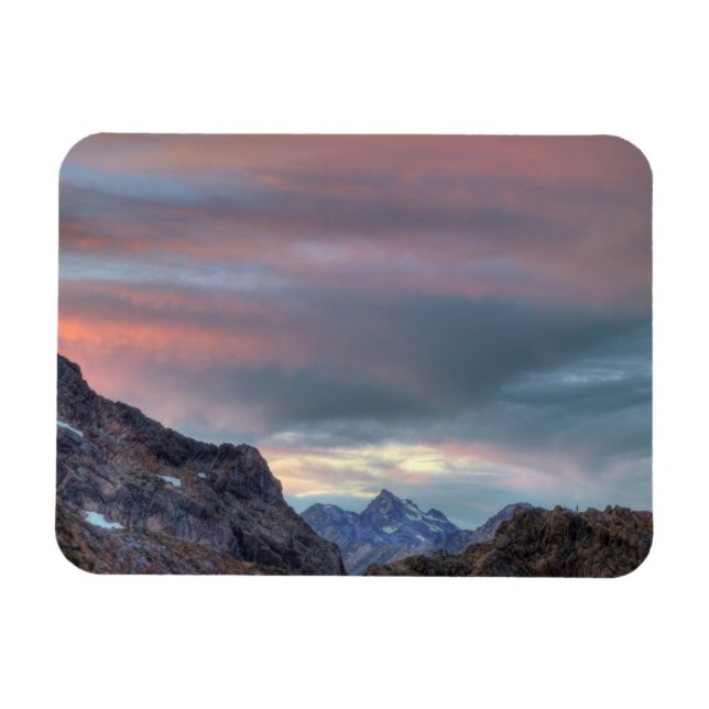 Magnet Flexible Pic Argonaut, coucher de soleil (Horizontal)