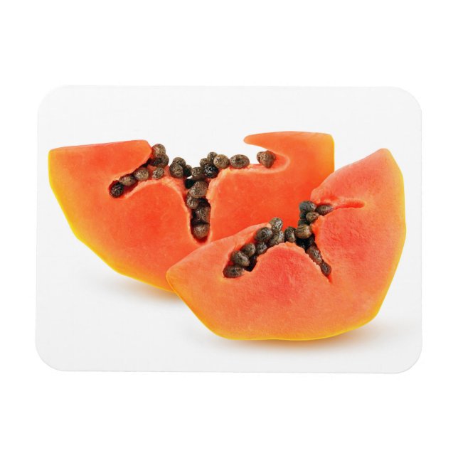 Magnet Flexible Pièces de Papaya (Horizontal)