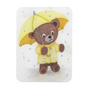 Magnet Flexible Pied d'ours dans la pluie