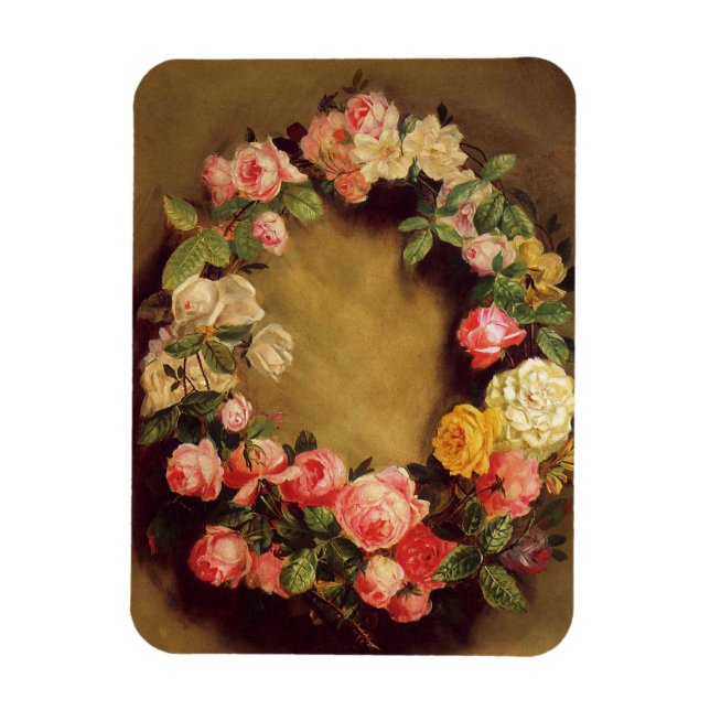 Magnet Flexible Pierre-Auguste Renoir - Couronne des Roses (Vertical)