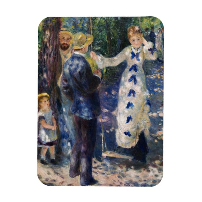 Magnet Flexible Pierre-Auguste Renoir - La Balançoire (Vertical)
