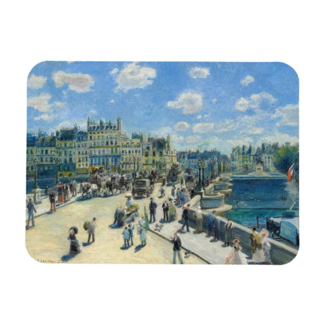 Magnet Flexible Pierre-Auguste Renoir - Paris, Pont-Neuf (Horizontal)
