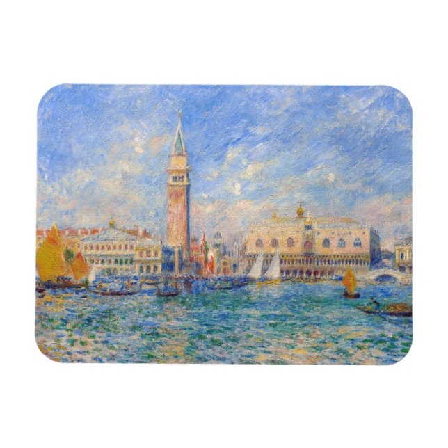 Magnet Flexible Pierre-Auguste Renoir - Venise, le Palais des Doge (Horizontal)