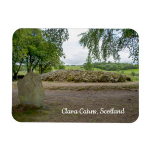 Magnet Flexible Pierre debout à Clava Cairns, Écosse