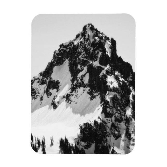 Magnet Flexible Pierre, Neige et Arbres (Vertical)