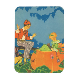 Magnet Flexible Pierre Pierre Mangeur de Citrouille, Comptine de N