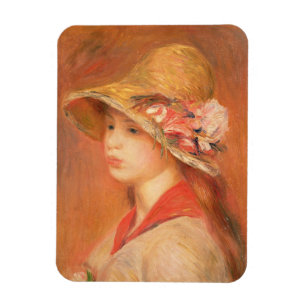 Magnet Flexible Pierre une jeune femme de Renoir dans un