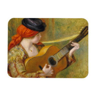 Magnet Flexible Pierre une jeune femme espagnole de Renoir   avec