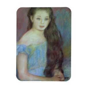 Magnet Flexible Pierre une jeune fille de Renoir   avec des yeux