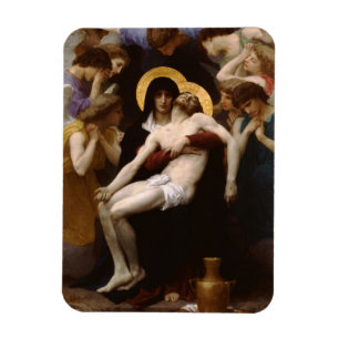 Magnet Flexible pieta Jésus Christ et Vierge Marie