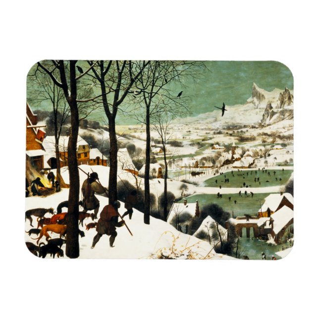 Magnet Flexible Pieter Bruegel Chasseurs dans l'aimant de neige (Horizontal)