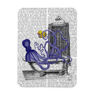 Magnet Flexible Pieuvre dans le bain 2