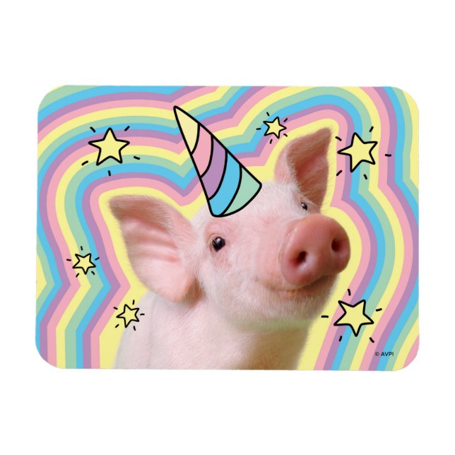 Magnet Flexible Piglet magique Unicorn (Horizontal)