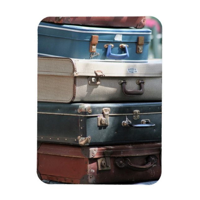 Magnet Flexible Pile de valises anciennes (Vertical)