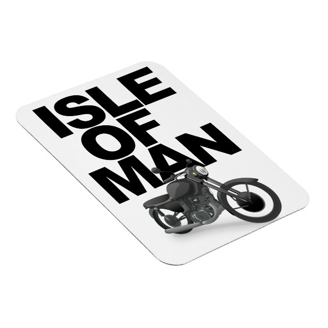 Magnet Flexible Pilote de moto de l'île de Man (Côté Droit)