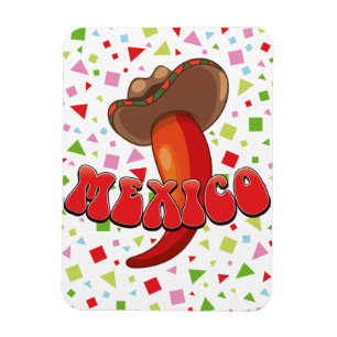 Magnet Flexible Piment Mexique Chilli mignon party