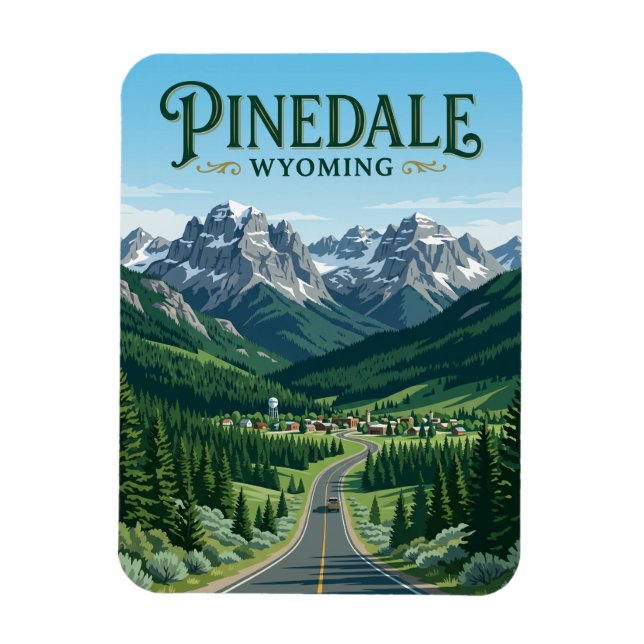 Magnet Flexible Pinedale États-Unis (Vertical)