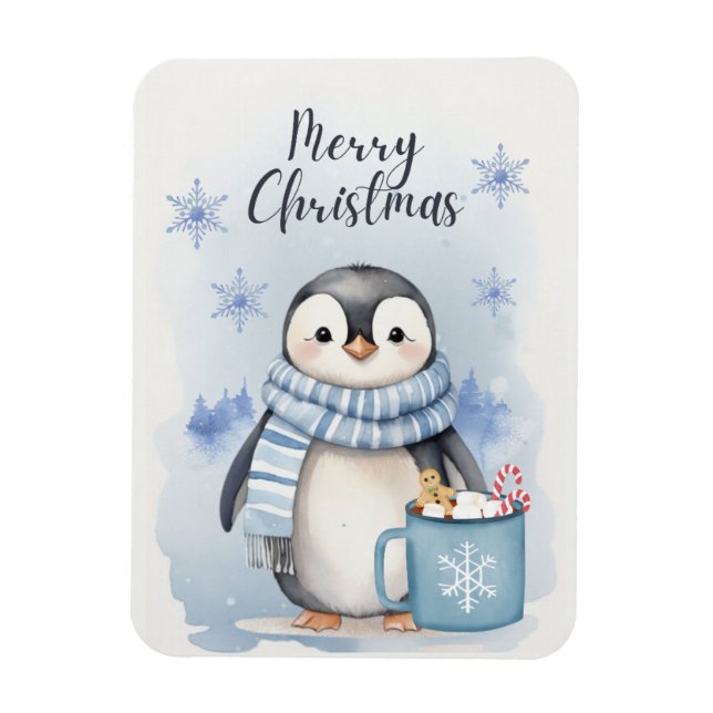 Magnet Flexible "Pingouin mignon 3" (Vertical)