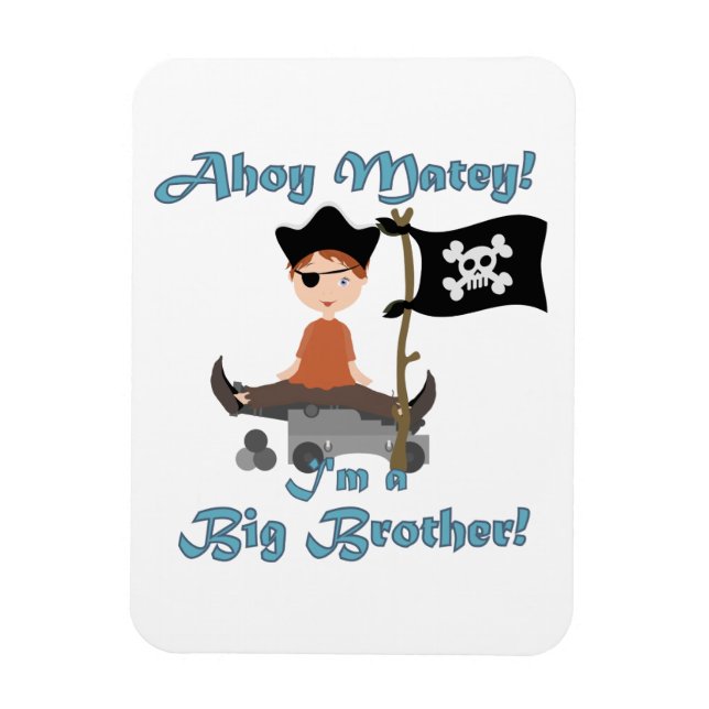 Magnet Flexible Pirate Big Brother (Vertical)