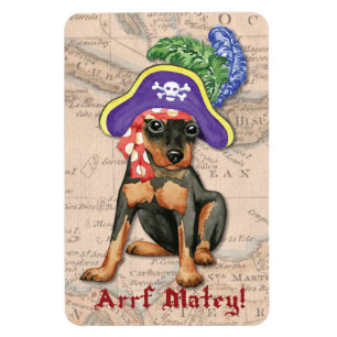 Magnet Flexible Pirate de Pinscher miniature