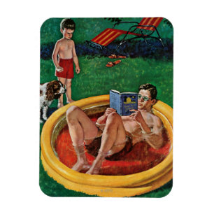 Magnet Flexible Piscine d'attente