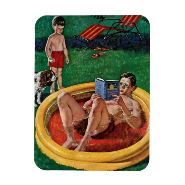 Magnet Flexible Piscine d'attente (Vertical)