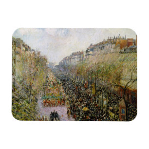 Magnet Flexible Pissarro - Boulevard Montmartre, Mardi Gras