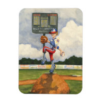 Pitcher de baseball sur Mound par Jay Throckmorton