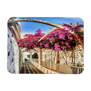 Magnet Flexible Pittoresque Alleyway à Santorin, Grèce