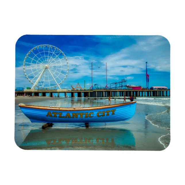 Magnet Flexible Pittoresque Atlantic City Boardwalk (Horizontal)