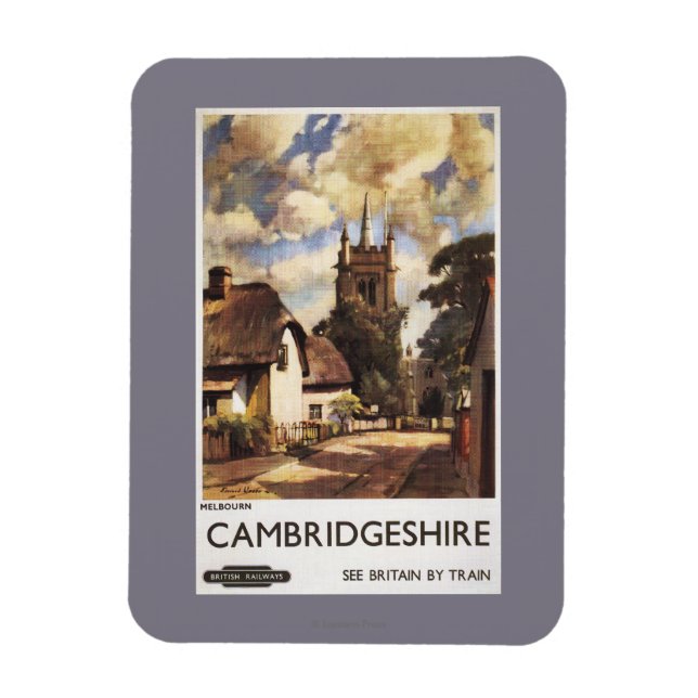 Magnet Flexible Pittoresque Country View British Railways Poster (Vertical)