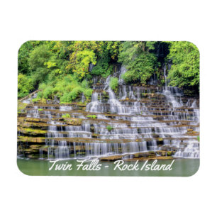 Magnet Flexible Pittoresque Twin Falls Rock Island