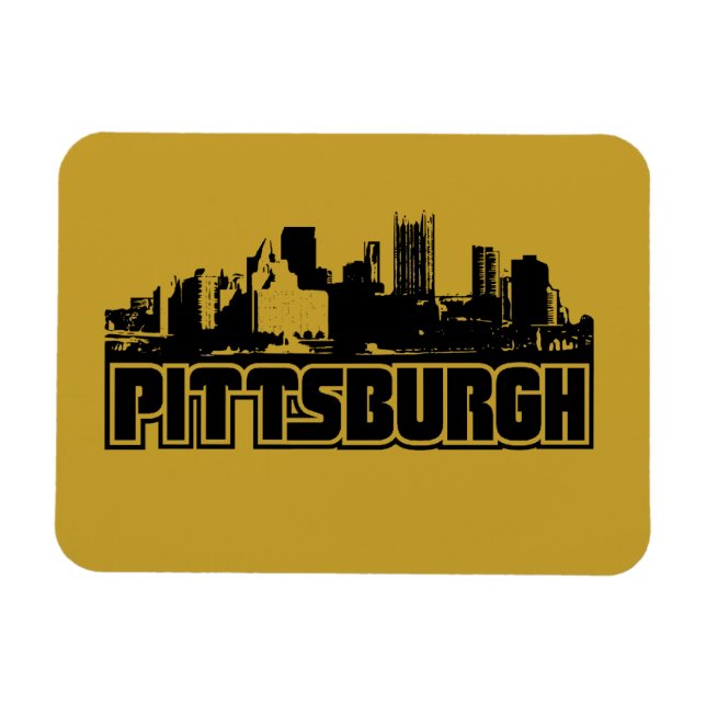 Magnet Flexible Pittsburgh Skyline (Horizontal)