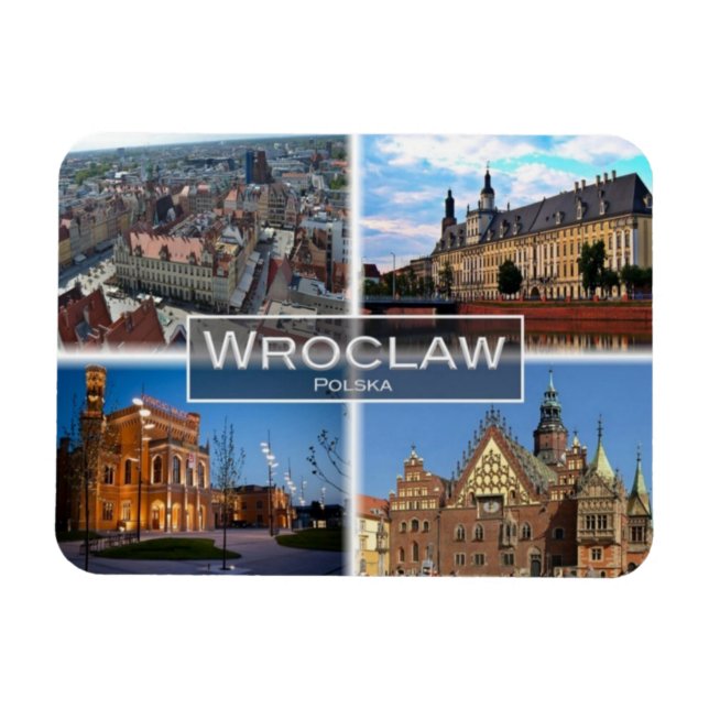 Magnet Flexible PL Pologne Polska - Wroclaw - (Horizontal)