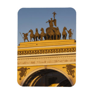 Magnet Flexible Place du Palais, Arc de Triomphe, coucher de solei