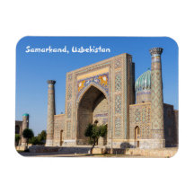 Place du Registan au coucher du soleil - Samarkand