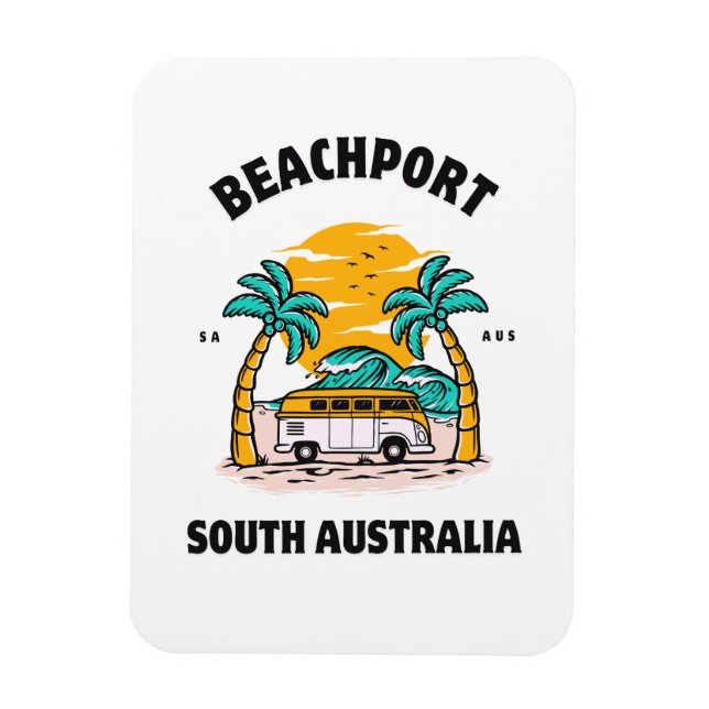 Magnet Flexible plage Australie Sud (Vertical)