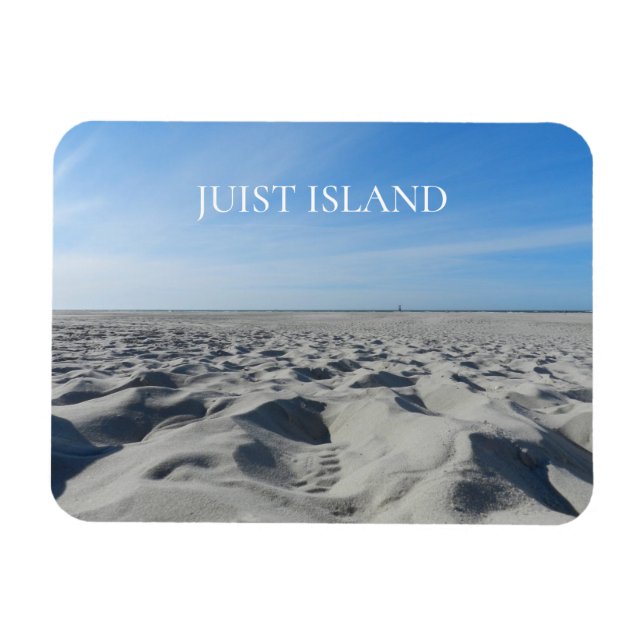 Magnet Flexible Plage de sable, Watts, Île de Juist, Frise orienta (Horizontal)