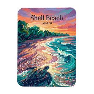 Magnet Flexible Plage de Shell Guyana
